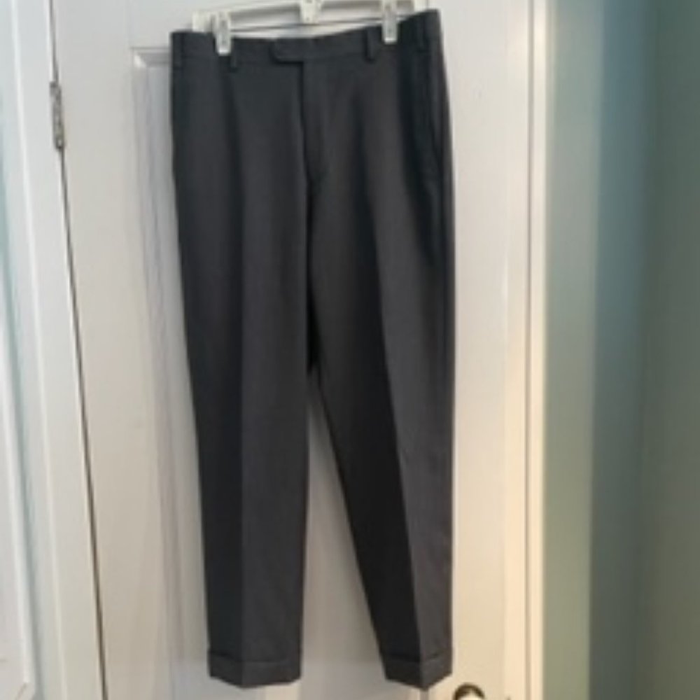 Zanella Grey/Blue Dress Trousers SIZE  33
